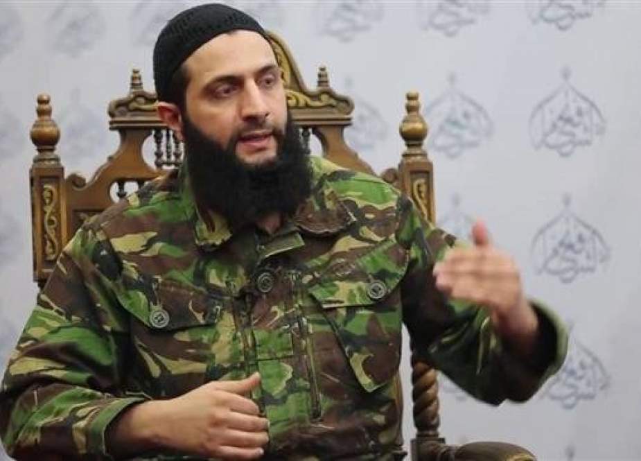 The commander-in-chief of the Takfiri Hayat Tahrir al-Sham (HTS) terrorist group, Ahmed Hussein al-Shar’a, better known by the nom de guerre Abu Mohammad al-Julani (file photo)