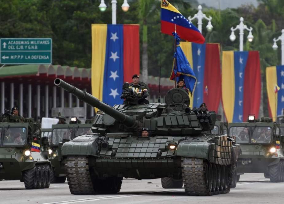 Tentara Venezuela sedang beroperasi