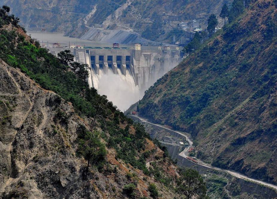 This is an image of Baglihar Dam on the Chenab River, which flows from India-controlled Kashmir into Pakistan. (Photo by Reuters)