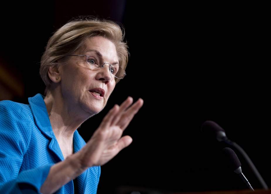 US Senator and Democratic presidential candidate Elizabeth Warren (D-MA) pauses while speaking at an organizing event on February 18, 2019 in Glendale, California. (AFP photo)