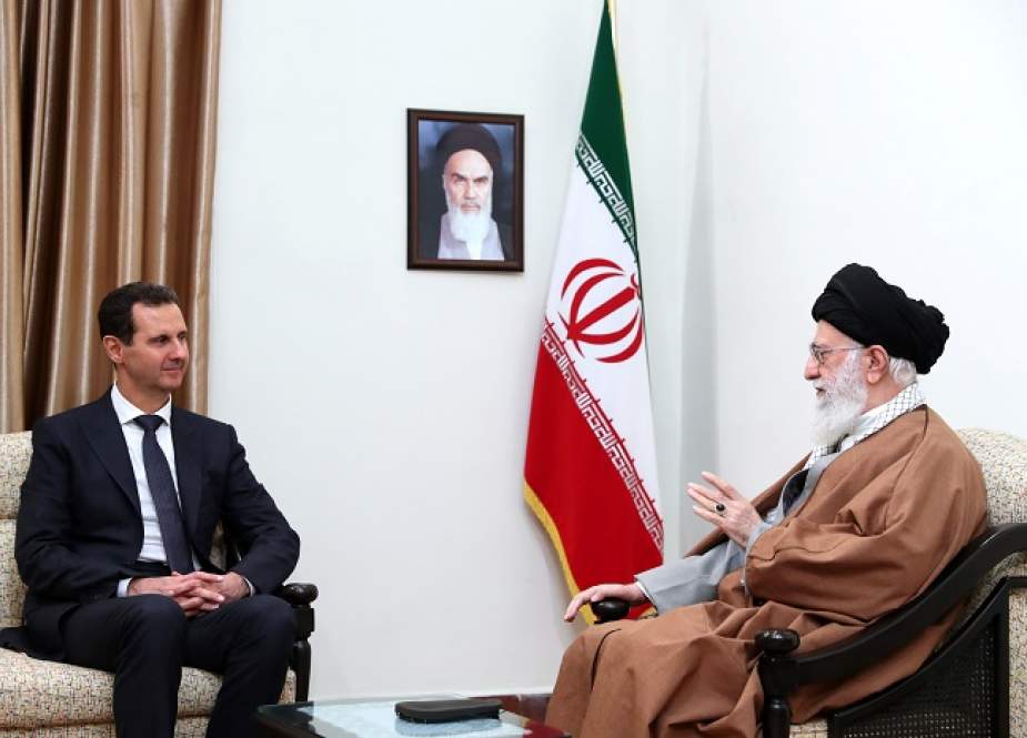 Leader of the Islamic Revolution Ayatollah Seyyed Ali Khamenei (R) meets with Syrian President Bashar al-Assad in Tehran