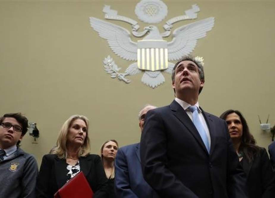 Michael Cohen, the former attorney and fixer for President Donald Trump arrives to testify before the House Oversight Committee on Capitol Hill February 27, 2019 in Washington, DC. (AFP photos)