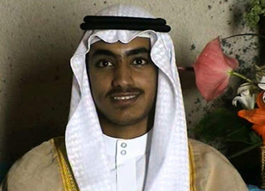 A file photo of Hamza bin Laden
