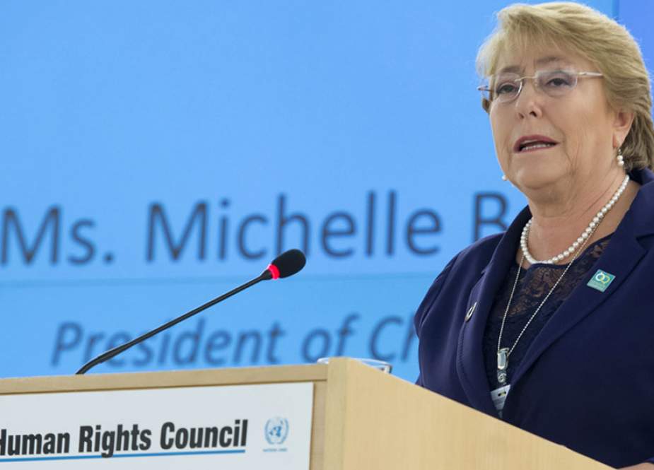 United Nations High Commissioner for Human Rights, Michelle Bachelet (file photo)