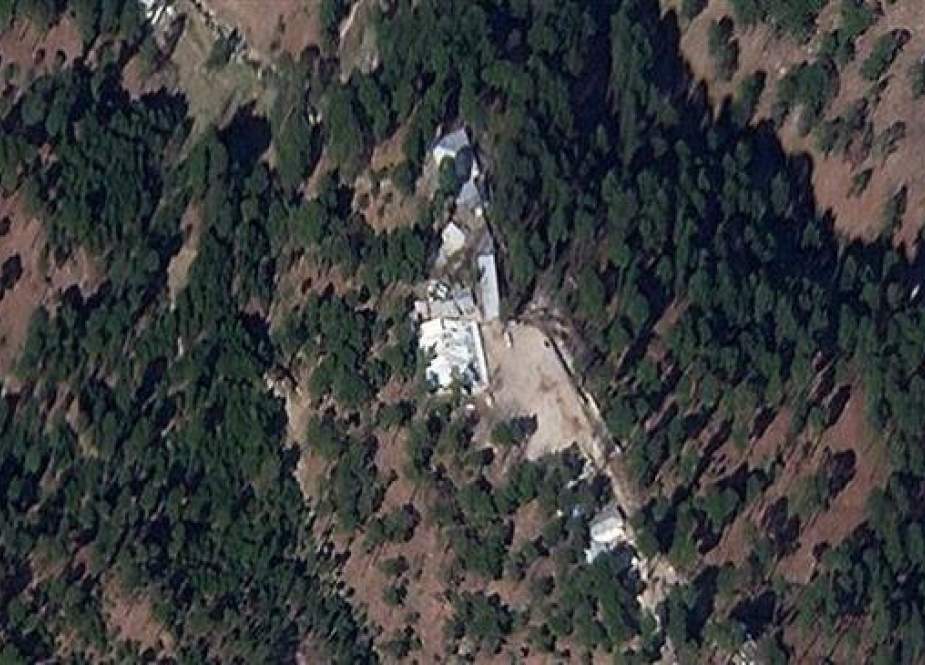 A cropped version of a satellite image purportedly shows a close-up of a facility near Balakot, Khyber Pakhtunkhwa Province, Pakistan. (Via Reuters)