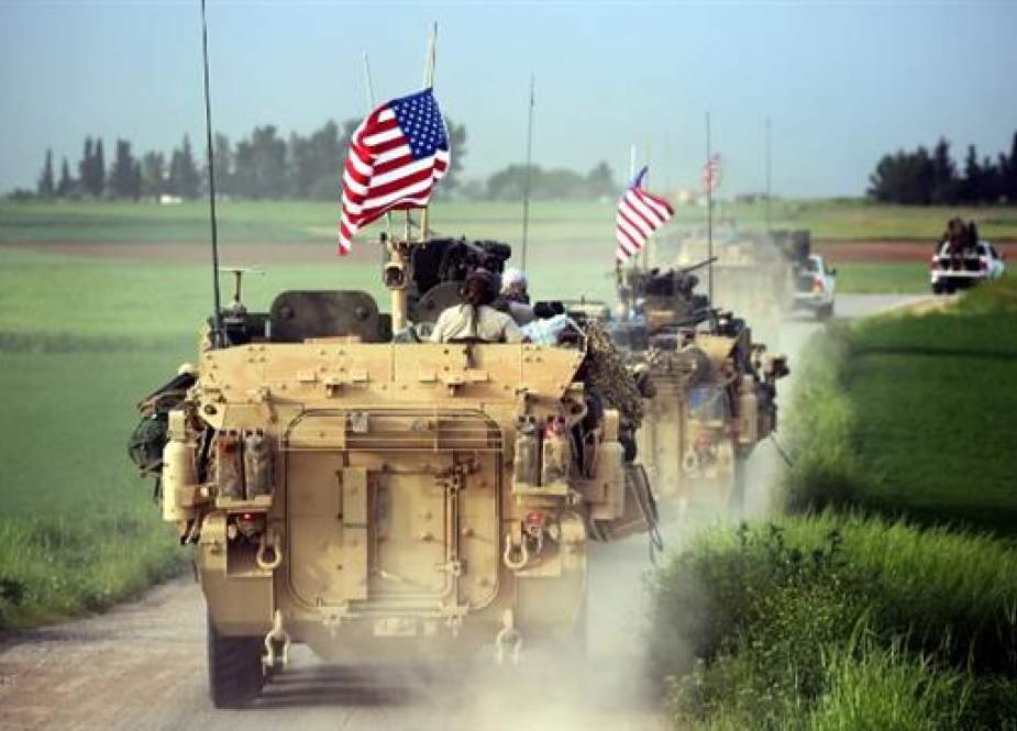 US forces, accompanied by Kurdish People
