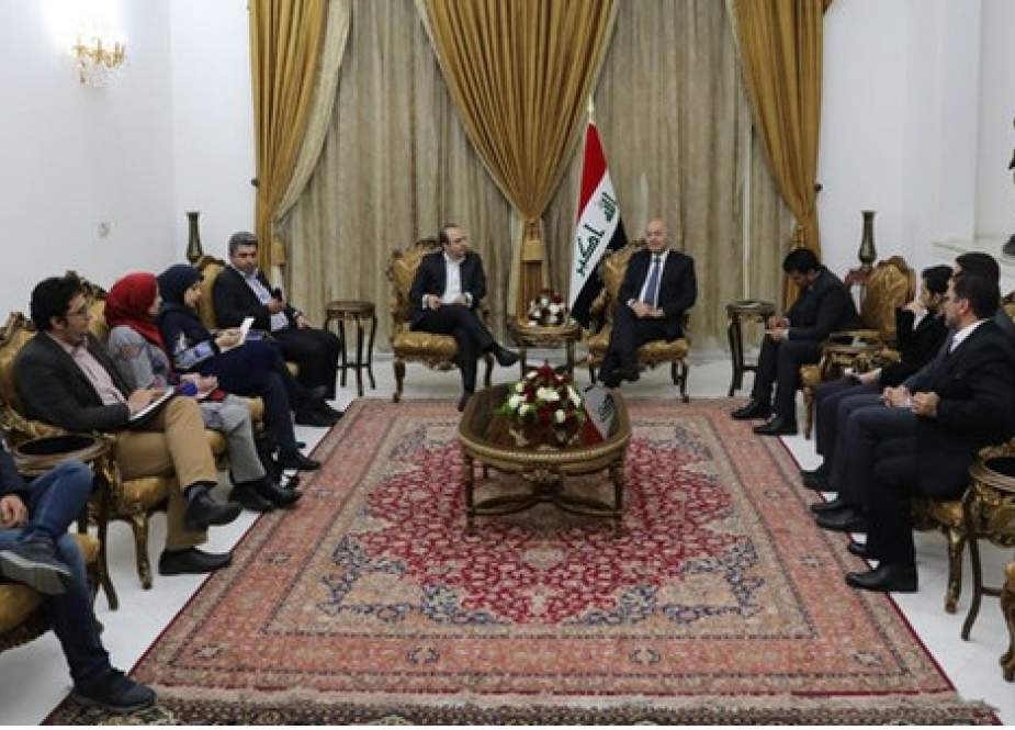 ایران سختی کے دنوں میں عراق کیساتھ رہا، ہم بھی سختی کے دنوں میں اسکے ساتھ ہیں، برہم صالح