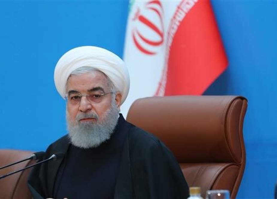 Iranian President Hassan Rouhani attends a meeting in the city of Rasht on March 7, 2019 (Photo by president.ir)