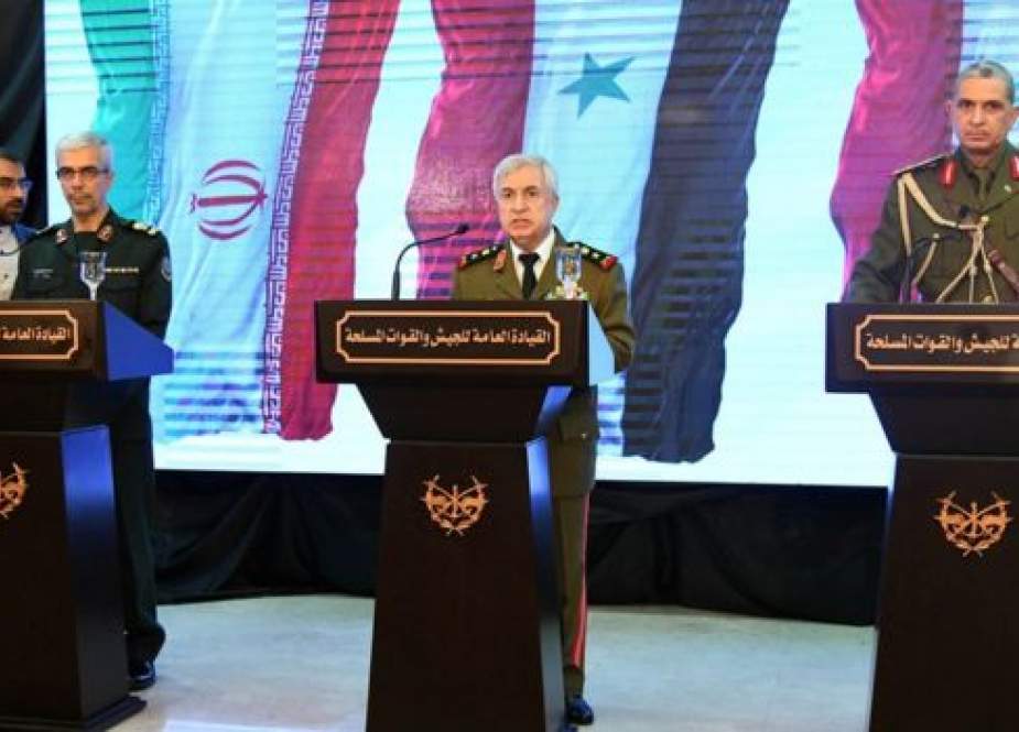 دمشق میں ایران، عراق اور شام کے اعلی سطحی فوجی سربراہان کا اہم اجلاس