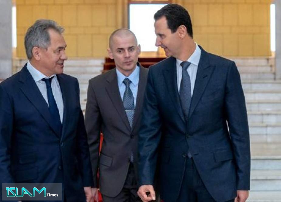 الأسد لــ شويغو: العمل السوري الروسي من العوامل الحاسمة بوجه الإرهاب