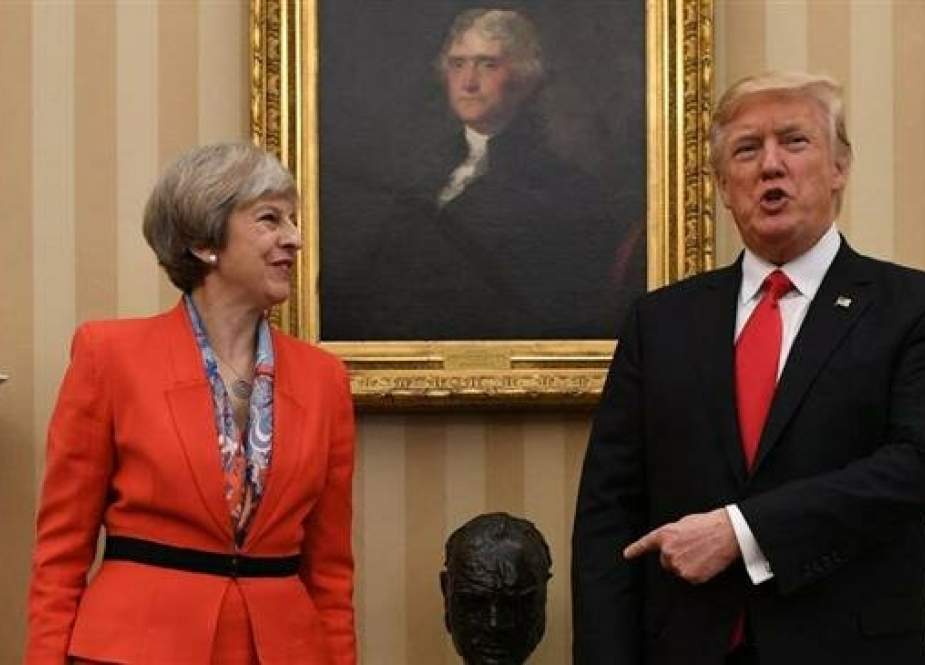 US President Donald Trump and British Prime Minister Theresa May.jpg