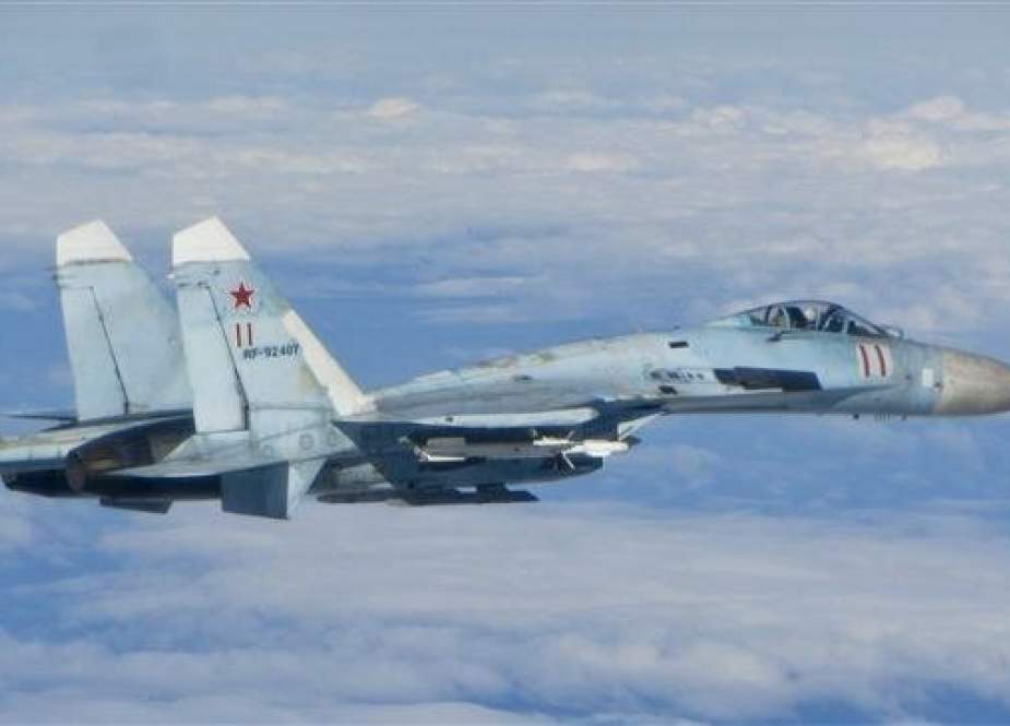 Russian Su-27 intercepts US spy plane over Baltic Sea.jpg