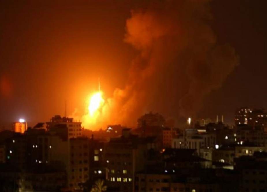 اسرائیل کی غزہ میں حماس کے دفاتر پر بمباری