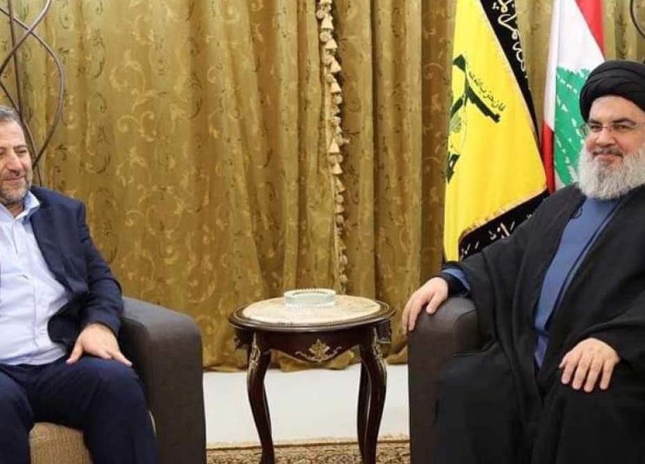 Sayyed Hasan Nasrallah and Saleh Al-Arori.png
