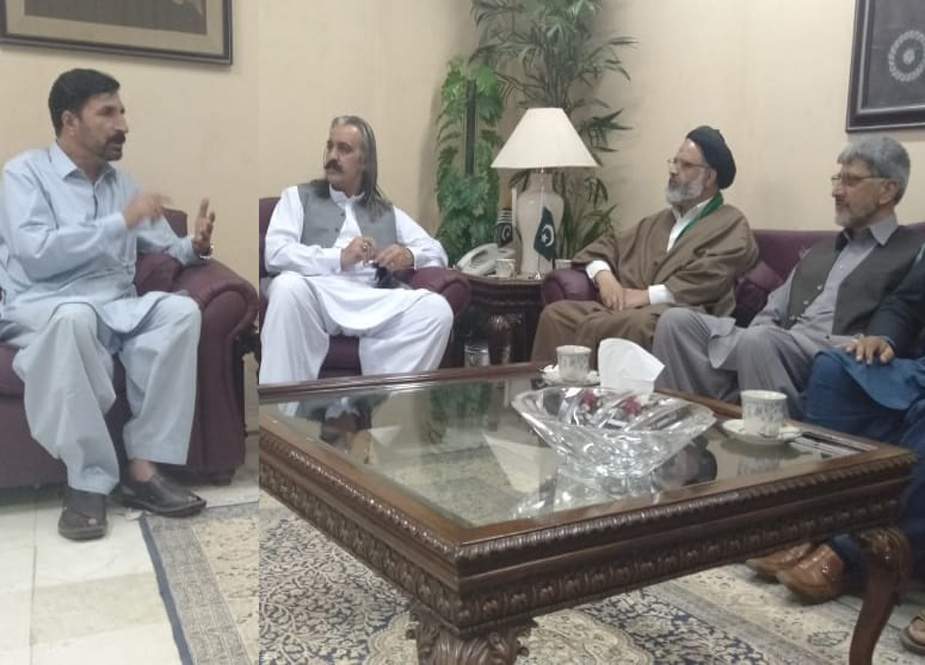 ایم ڈبلیو ایم گلگت بلتستان کے وفد کی وفاقی وزیر امور کشمیر علی امین گنڈا پور سے ملاقات
