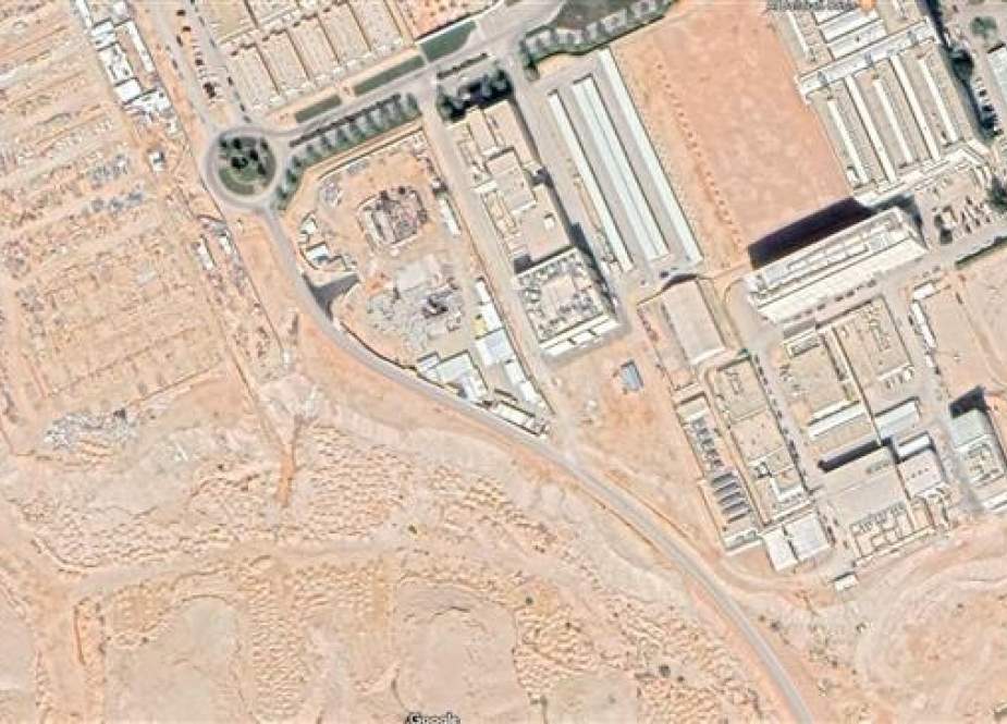 Satellite images from Google Earth of Saudi nuclear reactor