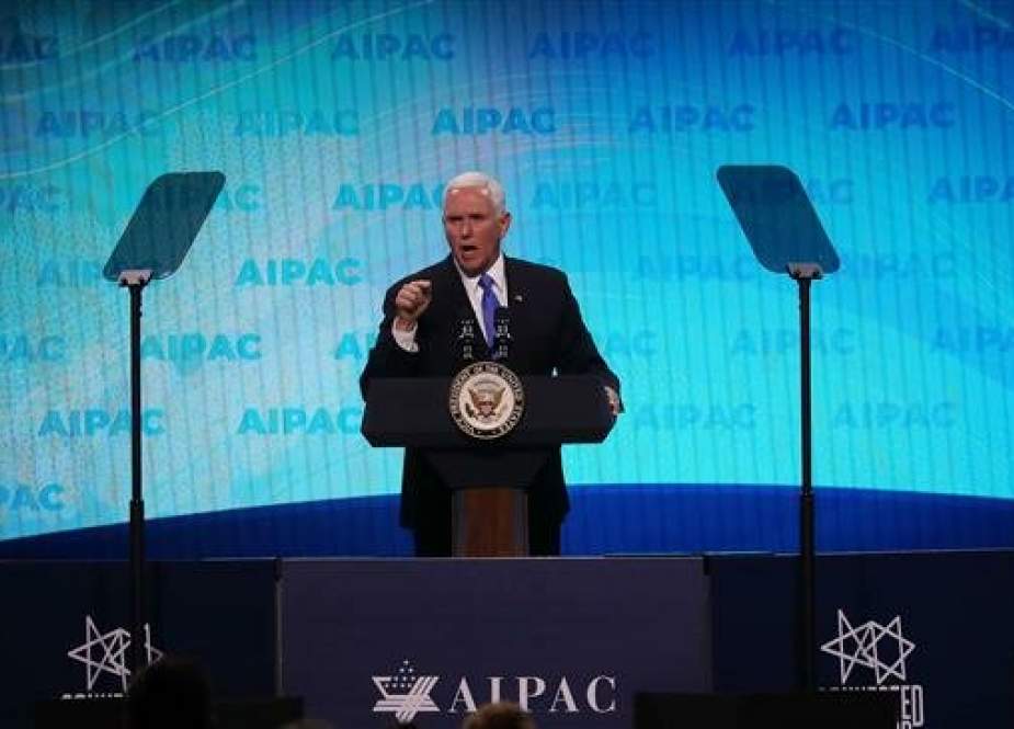 US Vice President Mike Pence speaks at the annual American Israel Public Affairs Committee (AIPAC) conference.jpg