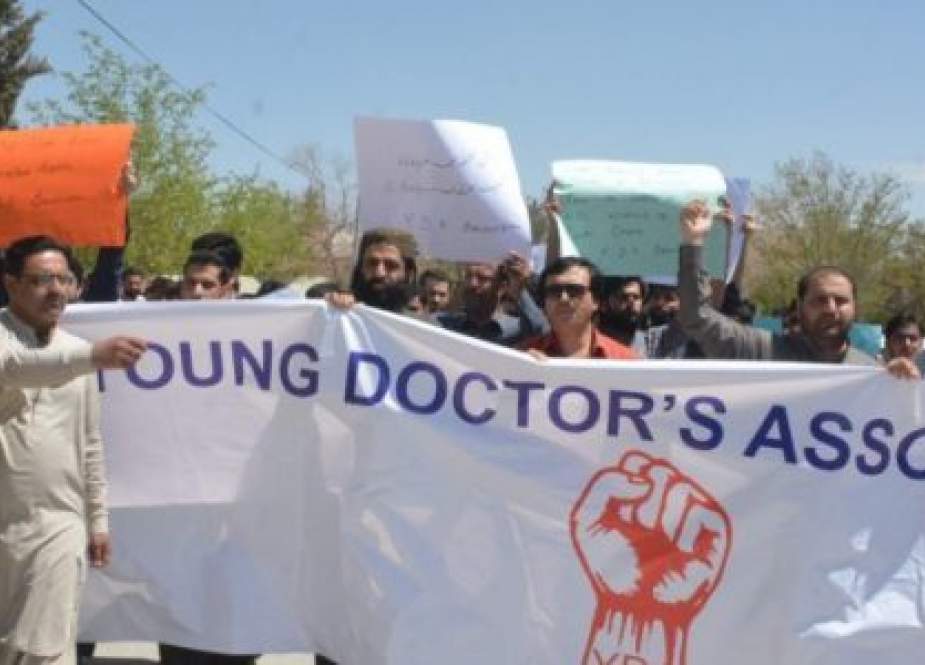 ڈاکٹروں کے تحفظ کیلئے صوبے میں جامعہ سکیورٹی ایکٹ لاگو کیا جائے، ینگ ڈاکٹرز کا مطالبہ