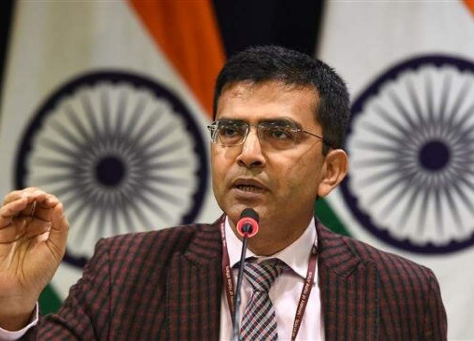 Indian Foreign Ministry spokesman Raveesh Kumar (Photo by AFP)