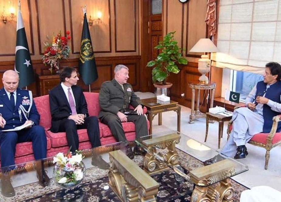 عمران خان سے امریکی سینٹرل کمانڈ کے جنرل کینتھ میکینزی جونیئر کی ملاقات