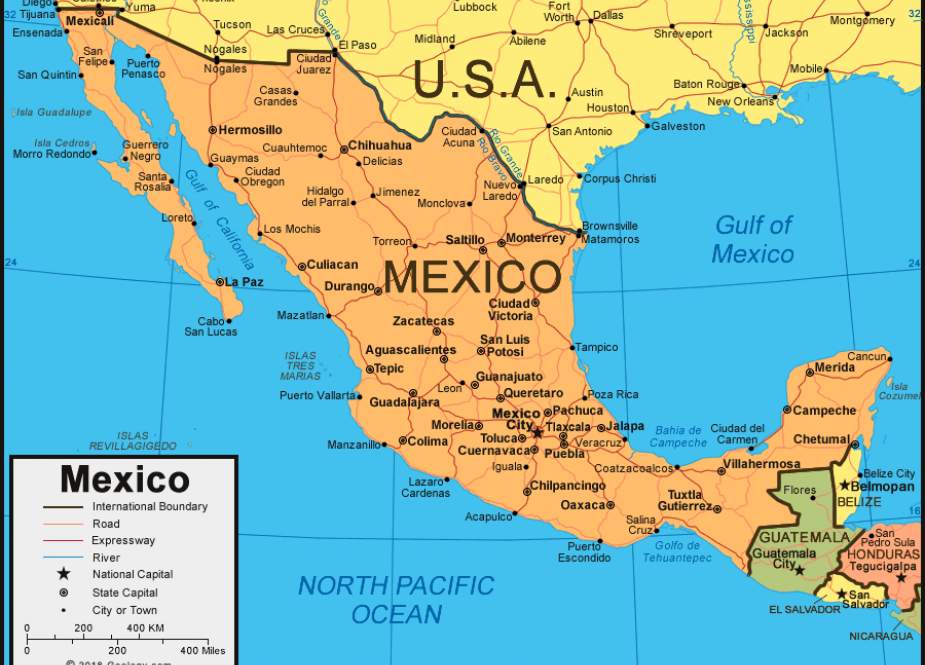 Map Meksiko
