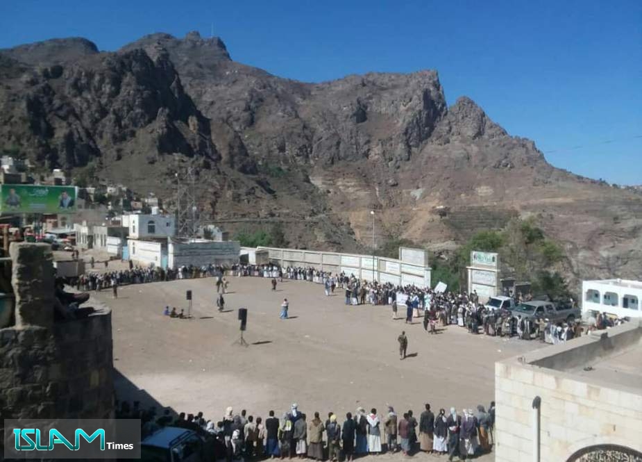 اليمن: وقفة شعبية بمناخة في صنعاء تنديدا بجرائم العدوان
