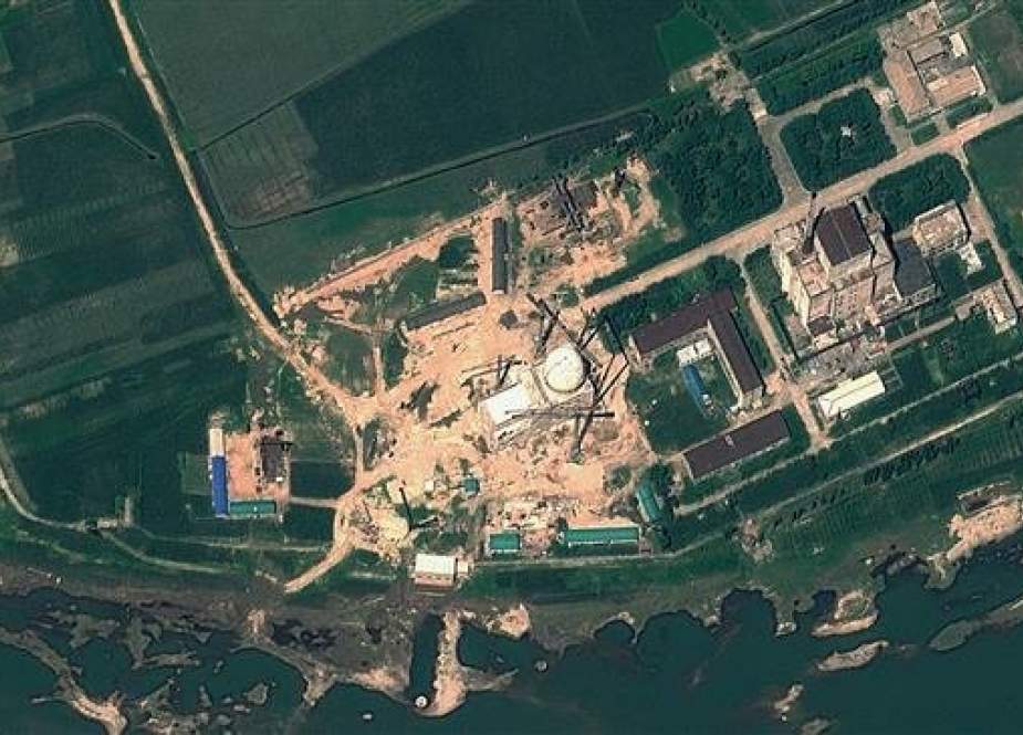 The Yongbyon Nuclear Scientific Research Center is seen in a satellite file image provided by GeoEye on August 22, 2012. (Via AFP)