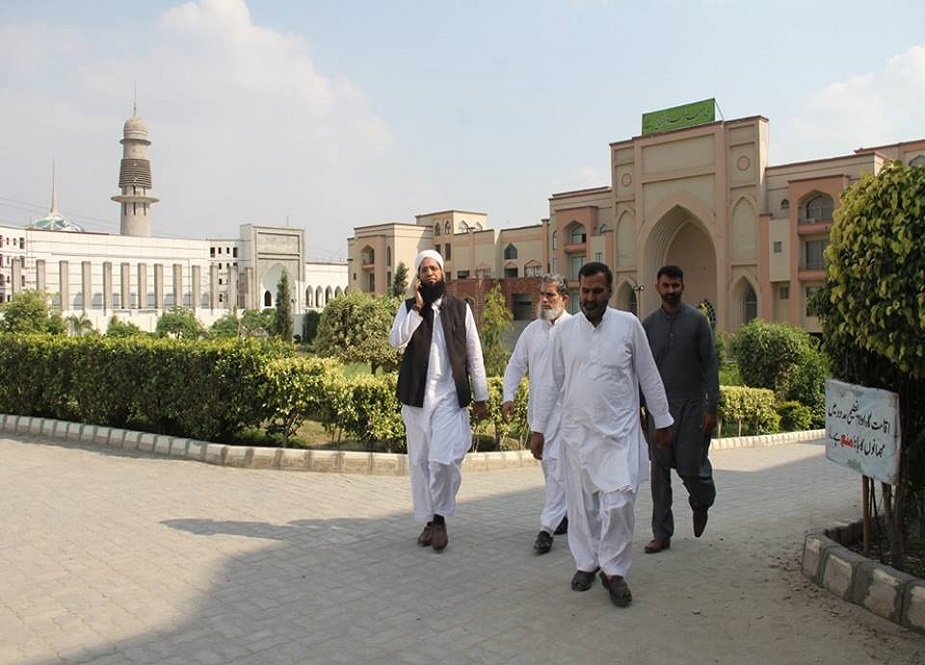 لاہور، اہل سنت عالم مولانا عمران بشیر کی جامعہ عروۃالوثقی میں آمد اور علامہ جواد نقوی سے ملاقات کی تصاویر
