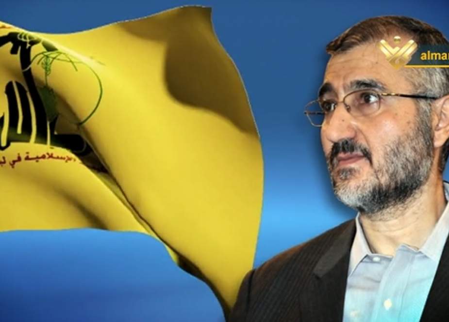 Hajj Hussein al-Khalil -The political aide of Hezbollah Secretary General.png