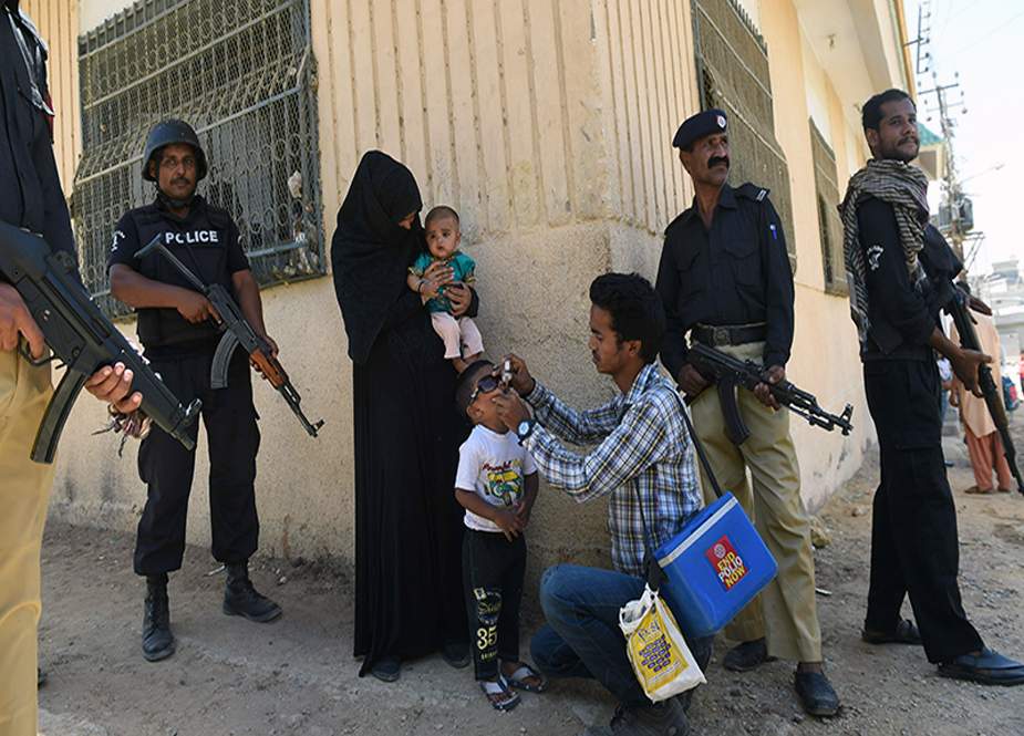 سندھ میں انسداد پولیو مہم کی سیکیورٹی کے حوالے سے ہدایات جاری