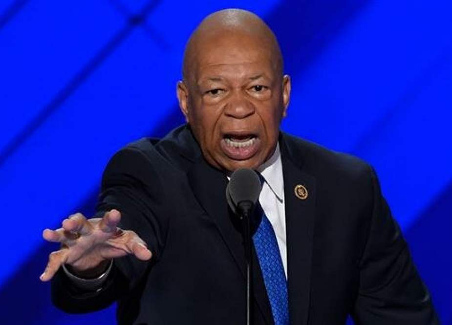 US Representative Elijah Cummings speaks during Day 1 of the Democratic National Convention at the Wells Fargo Center in Philadelphia, Pennsylvania, on July 25, 2016. (Photo by AFP)