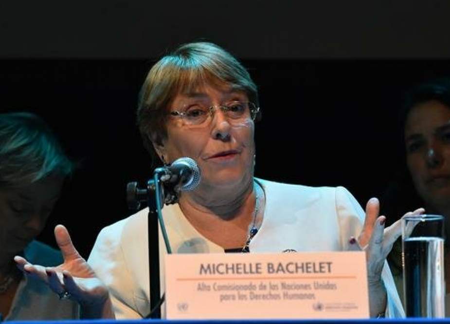 UN High Commissioner for Human Rights Michelle Bachelet (photo by AFP)