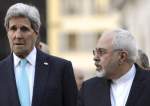US Secretary of State John Kerry (left) and Iranian Foreign Minister Mohammad Javad Zarif (file photo)