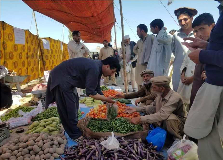 پاراچنار، ضلعی انتظامیہ کیجانب سے رمضان المبارک کیلئے قائم کیا گیا سستا بازار