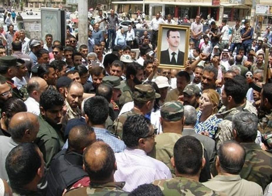 Penduduk dukung Bashar Assad