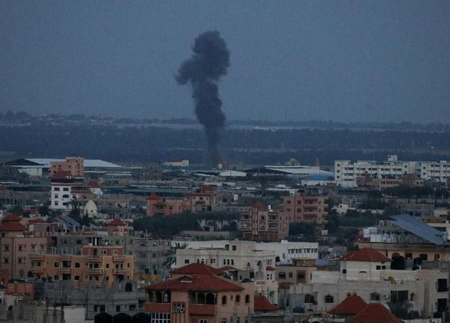 Suasana saling Israel dengan Hamas di Jalur Gaza (Reuters).