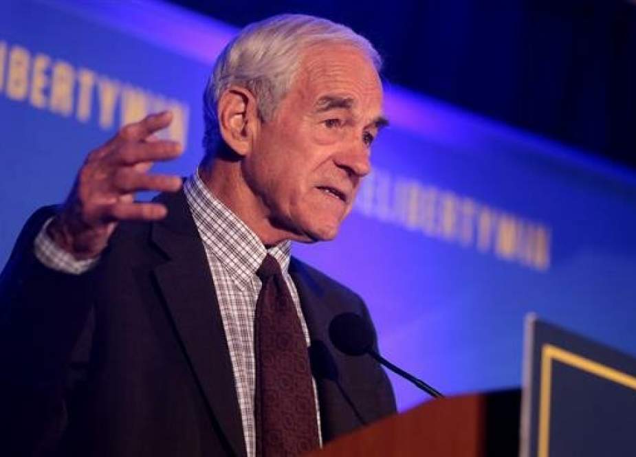 Former Republican congressman and presidential candidate Ron Paul