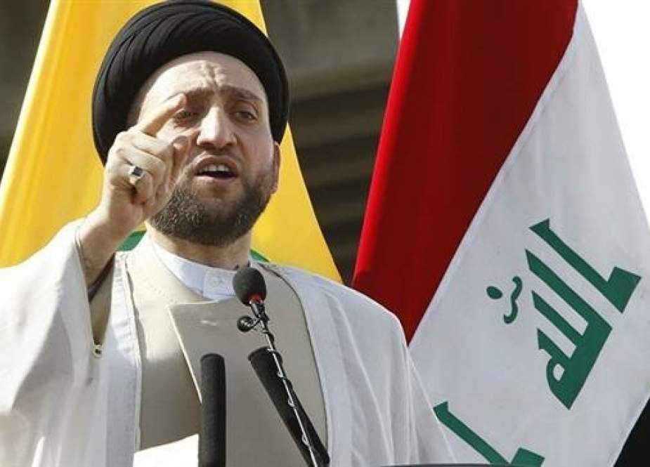 Iraqi Shia cleric and leader of the National Wisdom Movement, Ammar al-Hakim, gives a speech during prayers for the Muslim festival of Eid al-Fitr in Baghdad, August 31, 2011. (Photo by Reuters)