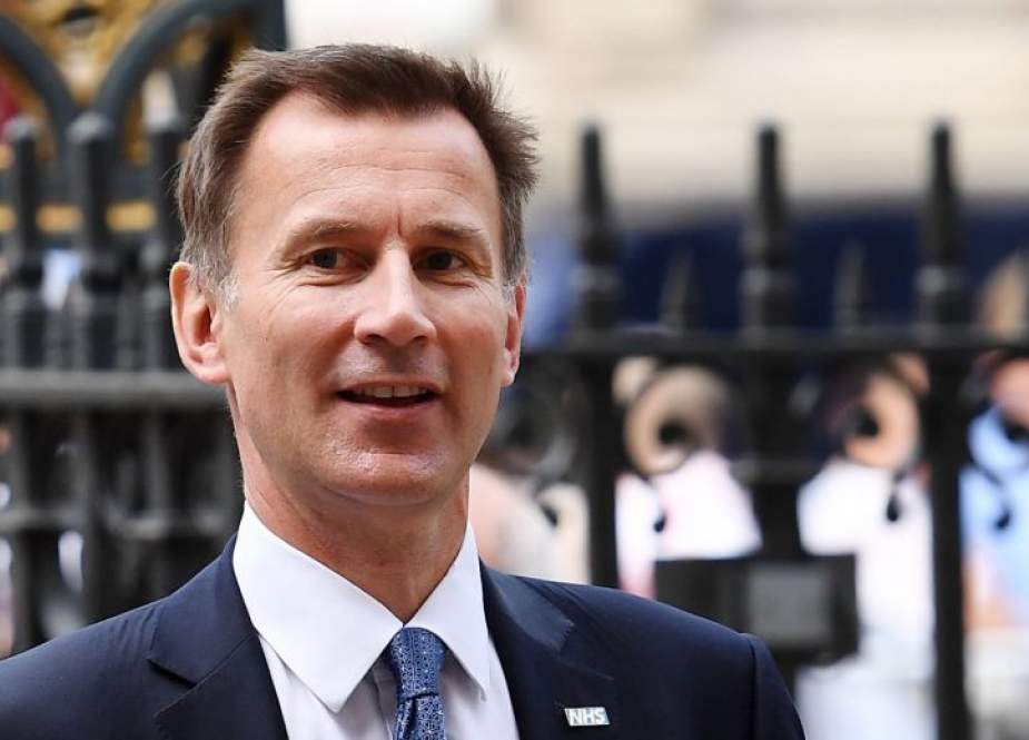 Britain’s Foreign Minister Jeremy Hunt (Photo by AFP)