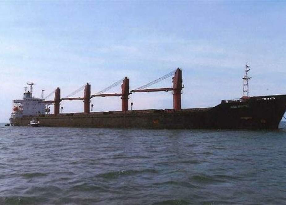 A file photo of North Korean cargo ship “Wise Honest,” which was impounded by the US on May 9, 2019 (by AFP)
