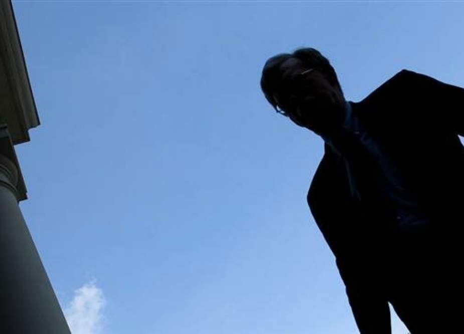 US National Security Advisor John Bolton’s silhouette is seen in this AFP photo.