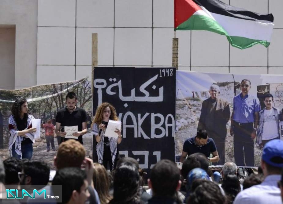 الطلاب الفلسطينيون بجامعة ‘‘تل أبيب‘‘ يحيون ذكرى النكبة