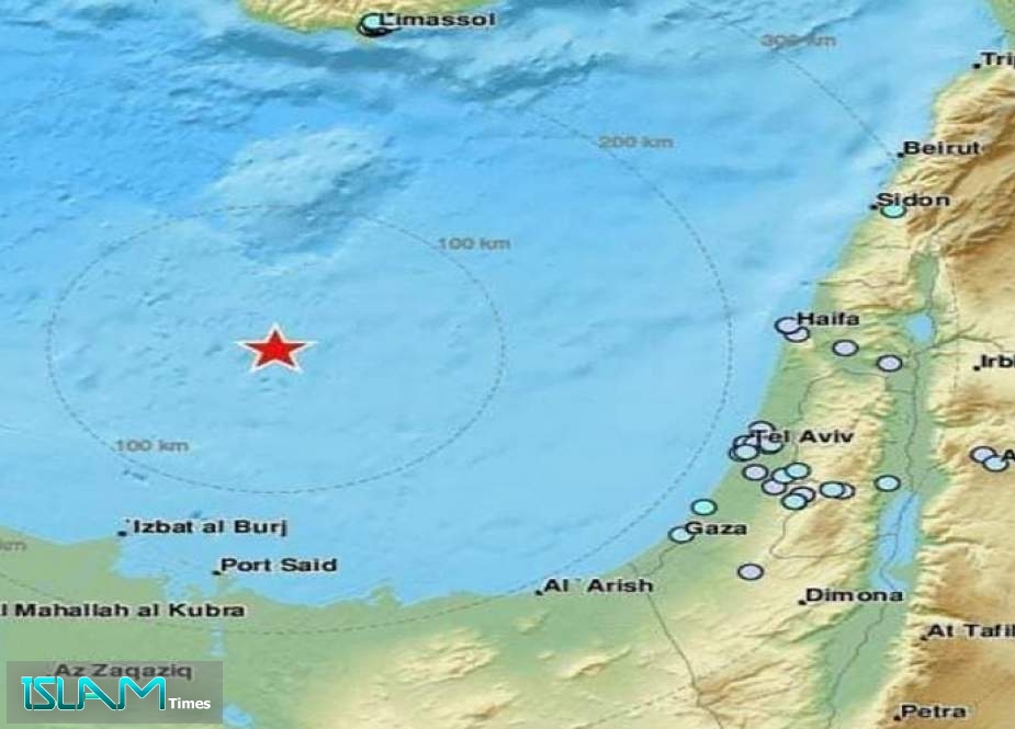 زلزال بقوه 4.8 يضرب وسط فلسطين المحتلة