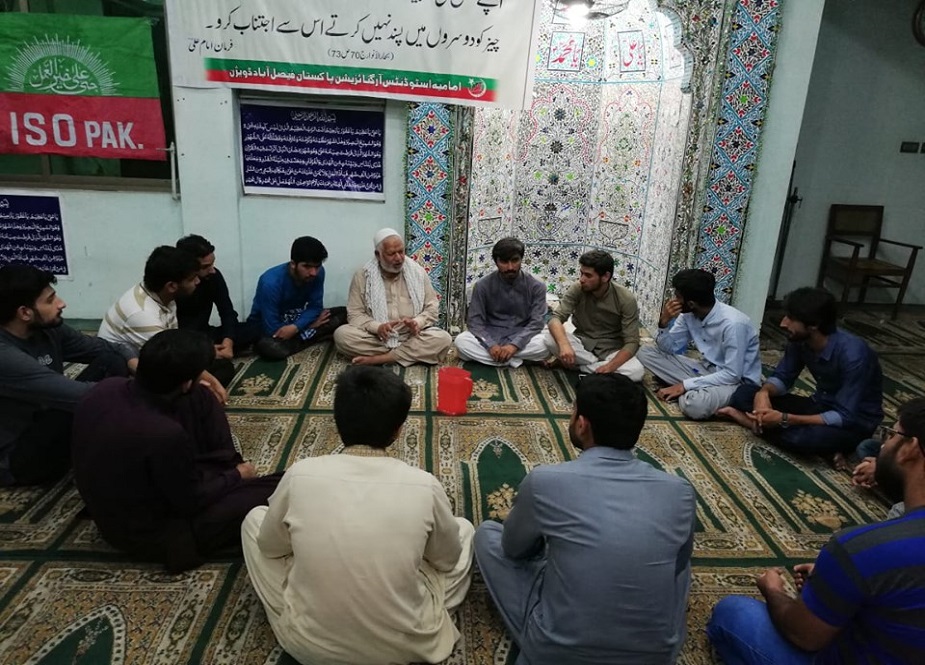فیصل آباد، آئی ایس او کی جانب سے یونیورسٹی اسٹوڈنٹس کیلئے افطار ڈنر کی تصاویر