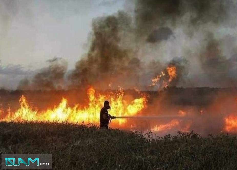 اندلاع حرائق عدة في ’غلاف غزة’