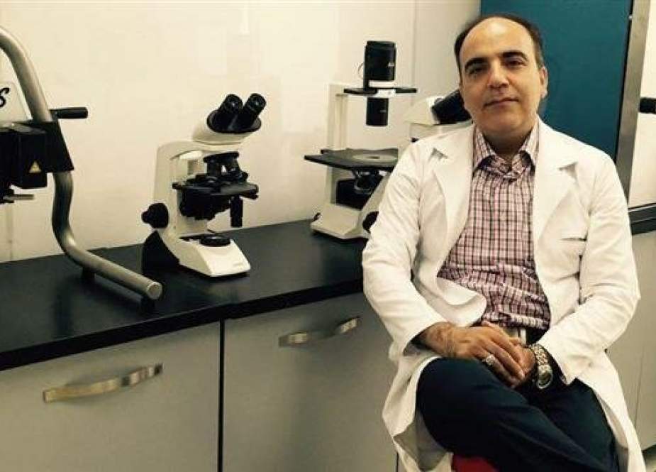 File photo shows leading Iranian stem cell scientist Dr. Masoud Soleimani.