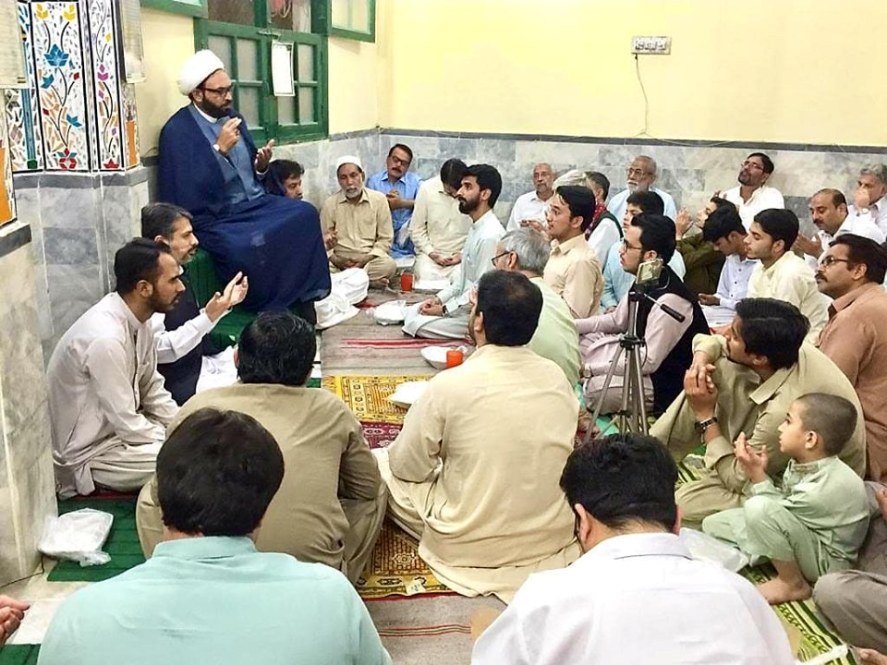 پشاور کی مسجد اثناء عشری محلہ مروی ھا میں منعقدہ سالانہ درسِ قرآنِ مُبین