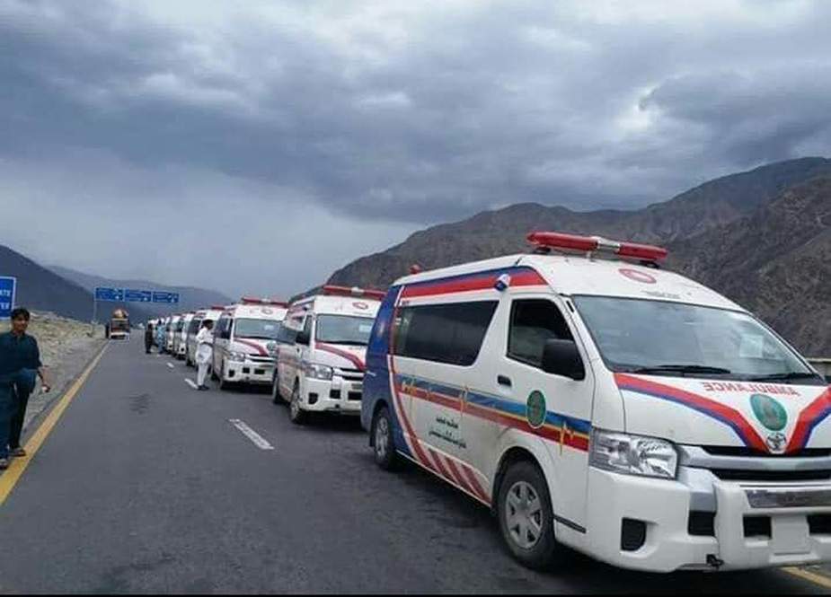 پنجاب حکومت نے گلگت بلتستان کو 12 جدید ایمبولینس فراہم کر دی