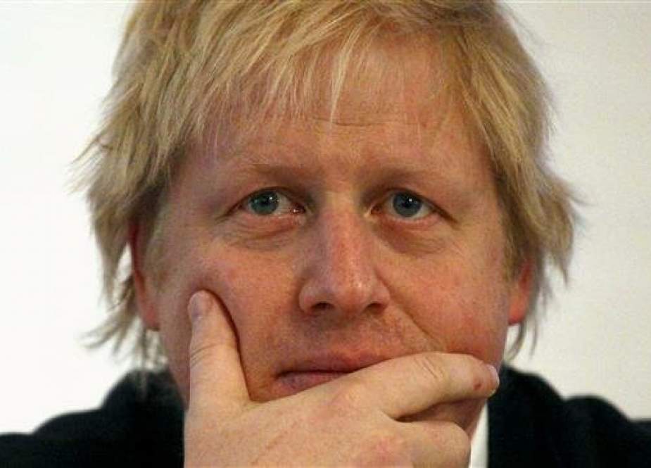Mayor of London Boris Johnson is seen in this file photo while attending an event in London on January 30, 2012. (AFP photo)