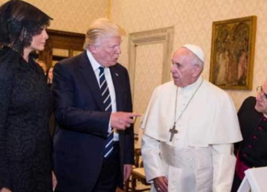Trump dan Paus (telegraph)